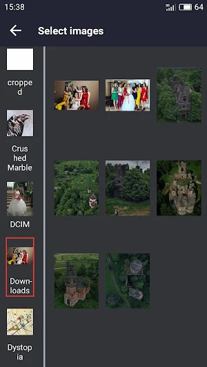 Make a video from a photo with music Screenshot 0