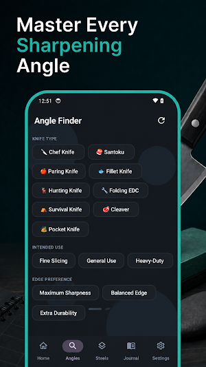 Knife Angle Guide Screenshot 3