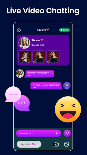 Live Video Call- Global Chat Screenshot 0