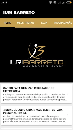 Iuri Barreto Consultoria Screenshot 1