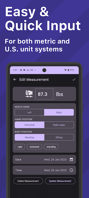Grip Meter Screenshot 2