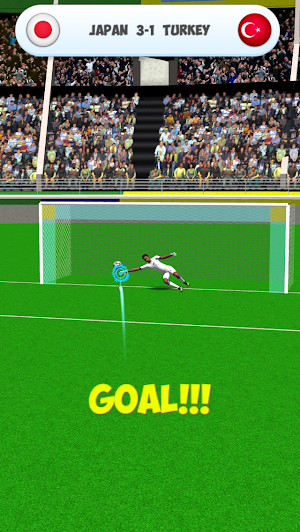 WORLD CUP SHOOTOUT SOCCER 3D Screenshot 1