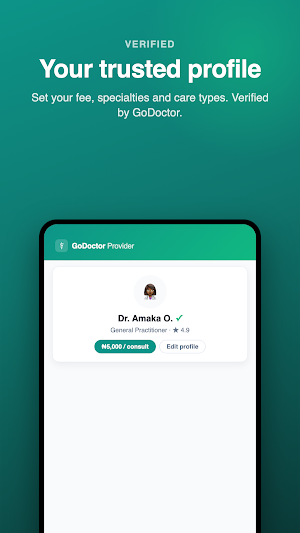 GoDoctor Provider Screenshot 3