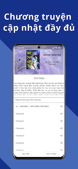10 Truyện Tiên Hiệp Offline Screenshot 3