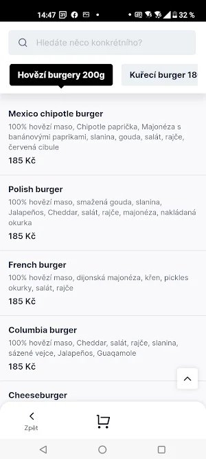 Poctivý burger Screenshot 0