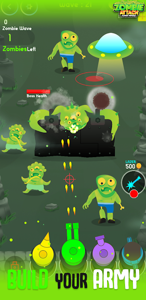 Zombie Attack : Tower Defense Screenshot 2