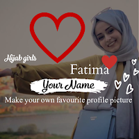 Hijab Girl Name DP Maker