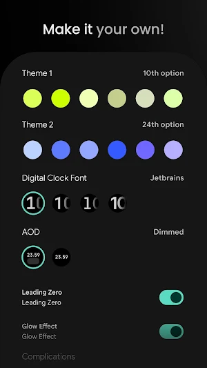 TrackMate Watch Face Screenshot 2