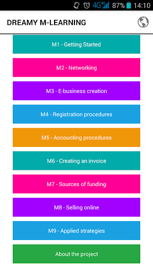 Dreamy m-learning Screenshot 0