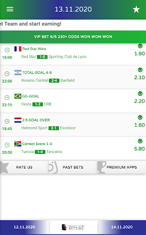 Alex Ferguso VIP Correct Score Betting Tips Screenshot 3