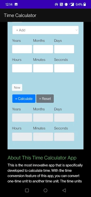 Second, Minute, Hour- Time App Screenshot 3
