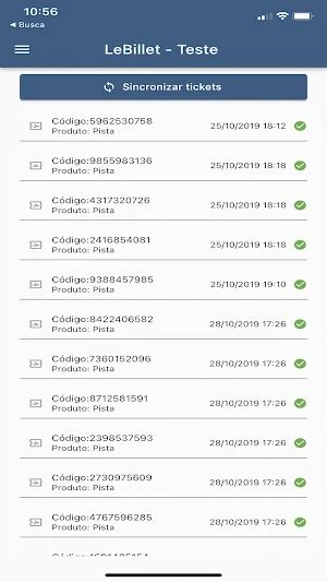 LeBillet Checkin Screenshot 1