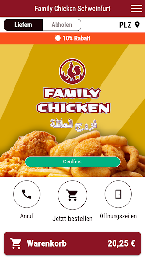 Family Chicken Schweinfurt Screenshot 0
