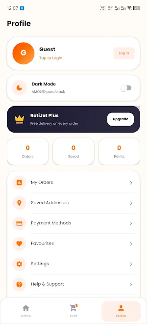 RotiJet - Food Delivery Screenshot 3