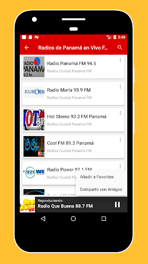 Radio Panama - FM Radio / Online Radios Stations Screenshot 3