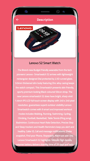 Lenovo Smartwatch S2 Guide Screenshot 2