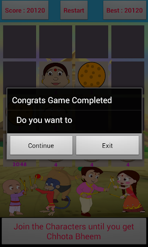 Chhota Bheem 2048 Game Screenshot 2