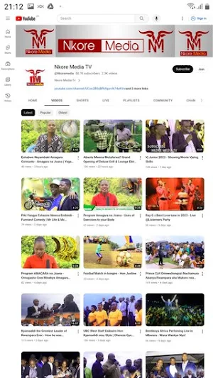NKORE MEDIA TV Screenshot 1