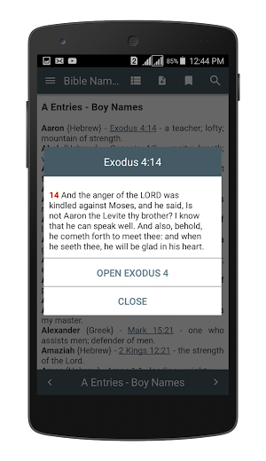 Bible Names with Reference Screenshot 2