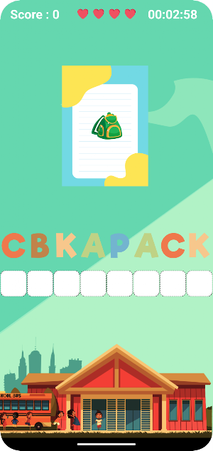 Back to School : Letter Game Screenshot 3