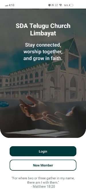 SDA Telugu Church Limbayat Screenshot 0