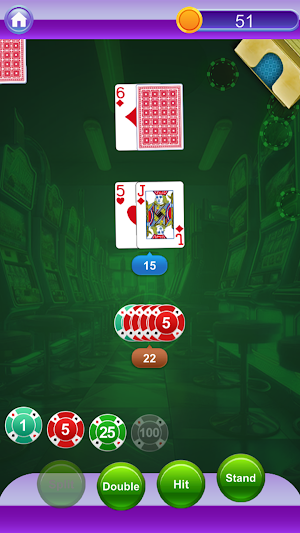 Blackjack House Of Cards Screenshot 3
