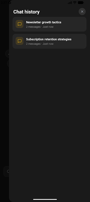 Ask INMA Screenshot 2