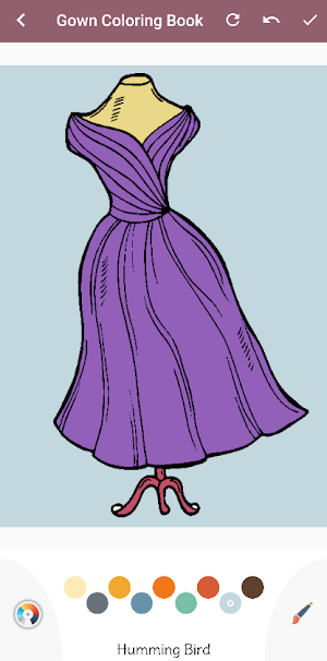 Fashion Gown Coloring Book Screenshot 0