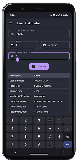 AstralCalc Screenshot 3