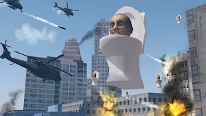 Monster Toilet vs Cameraman Screenshot 0