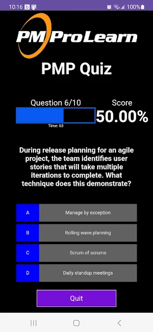 ProQuiz PMP - Premium Screenshot 1