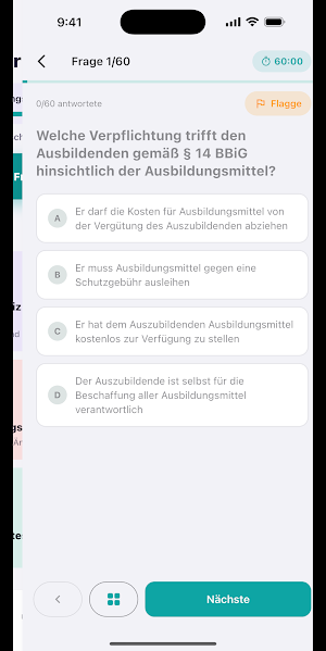 Verkäufer Prüfung 2026 Screenshot 2