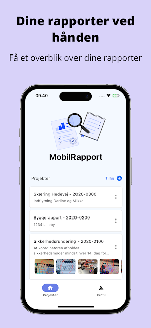 Mobilrapport Screenshot 0