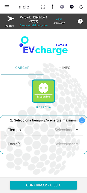 EVcharge LATAM Screenshot 0