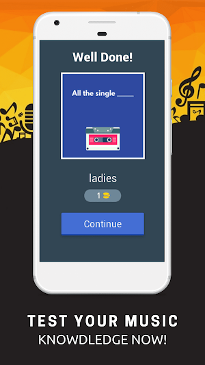 Finish The Song Lyrics Quiz Screenshot 1