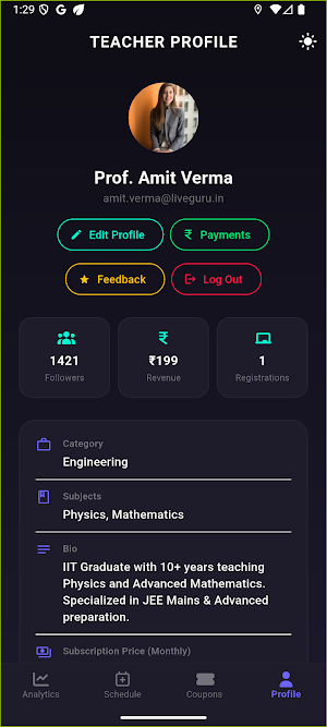 LiveGuru Screenshot 0