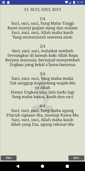 Mini Lagu Sion Lengkap Screenshot 2