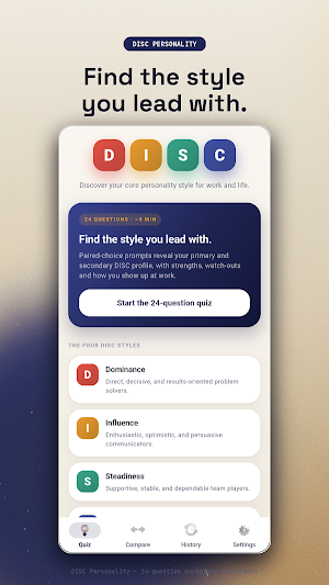 DISC Personality Profile Test Screenshot 0