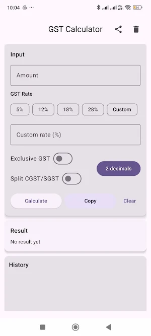 Gst Calculator Screenshot 3