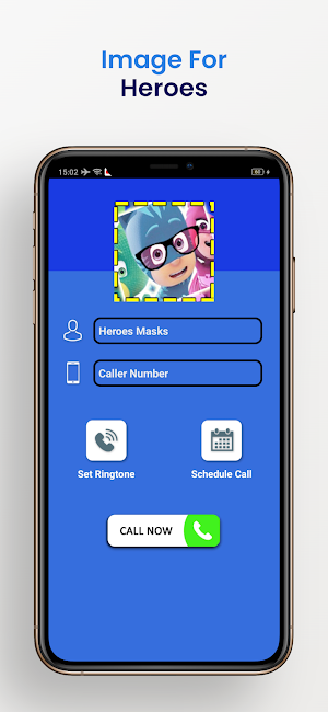 Fake Call Moonlight Heroes Screenshot 2