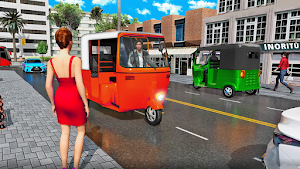 Tuk Tuk Auto Rickshaw Games 3D Screenshot 1