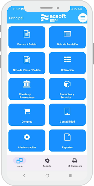 ACSOFT ERP Facturación Screenshot 3