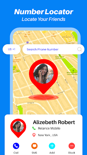 Mobile Number Location- 3D Map Screenshot 3