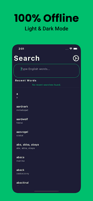 Polish Dictionary English Screenshot 1
