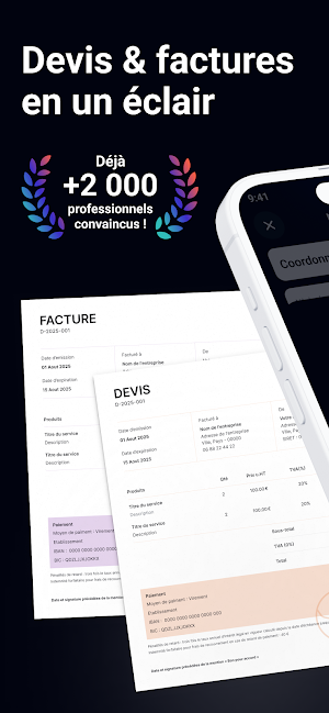 Rappidos - Devis et Facture IA Screenshot 0