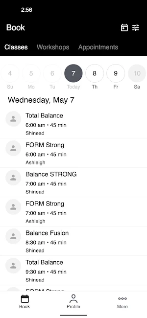 BALANCE X FORM Screenshot 1