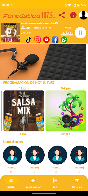 Radio Fantastica 107.5 FM Screenshot 0