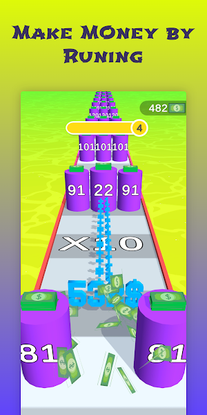 Money Collect : Money Run 3D Screenshot 1