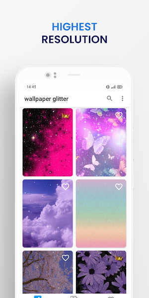 wallpaper glitter Screenshot 2