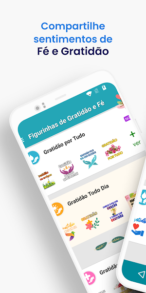 Figurinhas de Gratidão e Fé Screenshot 0